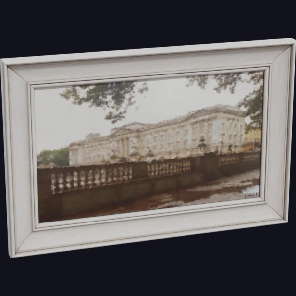 Hanging Picture Frame 02 - 3D Models - 3D model - from Poly Haven