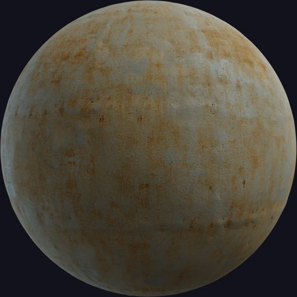 Rusty Metal Sheet - PBR texture - from Poly Haven