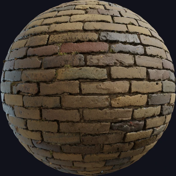 Floor Klinkers 04 - Brick - PBR texture - from Poly Haven