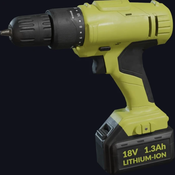 Drill 01 - 3D Models - 3D model - from Poly Haven