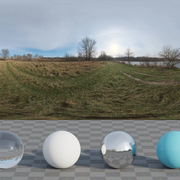Near The River 01 - HDRI map - from Poly Haven