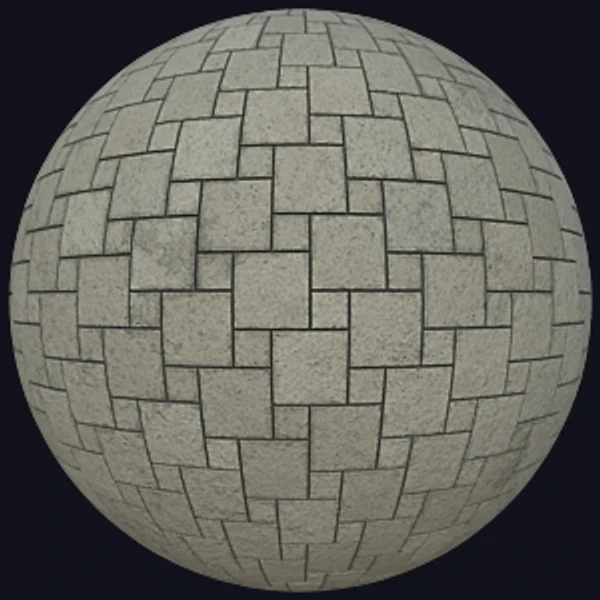 Large and Small Square Concrete Paving Outdoor Blocks (Tiles 0113)