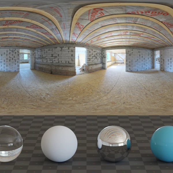 Interior Construction - HDRI map - from Poly Haven