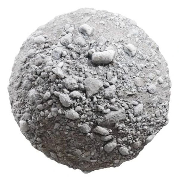 Gravel Big 02 - Ground - PBR texture - from cgbookcase