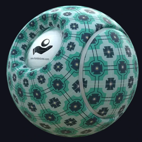 Ceramic 54 - Floor - PBR texture - from Share Textures