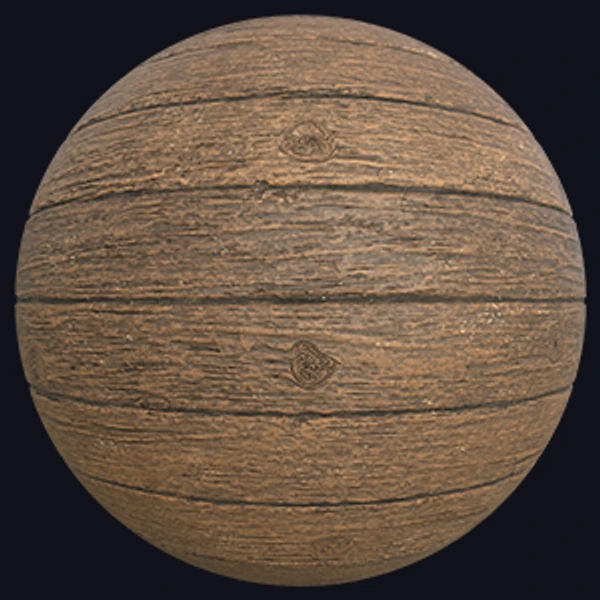Rough Parallel Wood Plank Texture (Wood 0044)