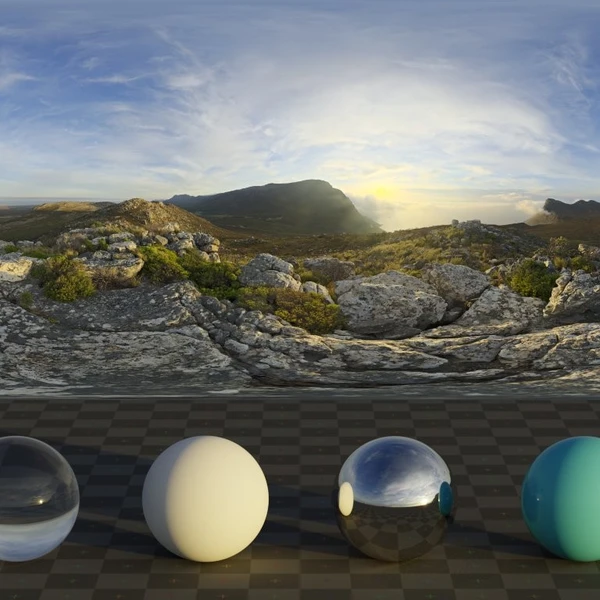 Cape Hill - HDRI map - from Poly Haven