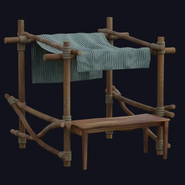 Stall 4 - 3D Models - 3D model - from Share Textures