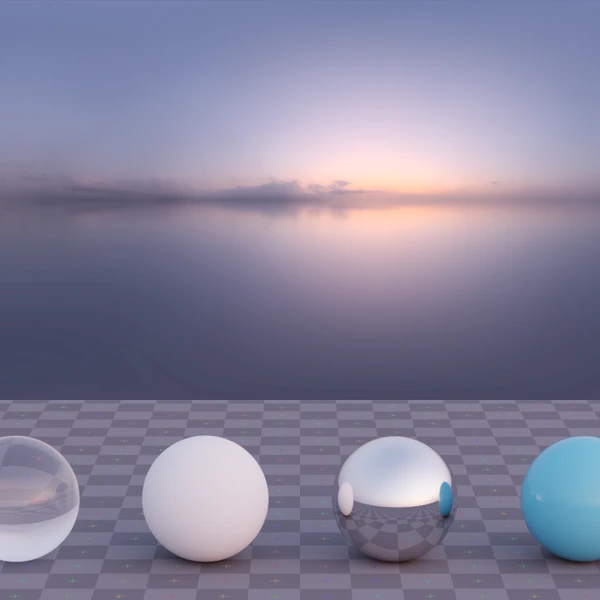 Qwantani Dusk 2 Puresky - HDRI map - from Poly Haven
