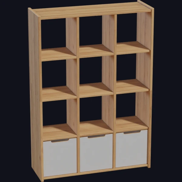 Wooden Display Shelves 01 - 3D Models - 3D model - from Poly Haven