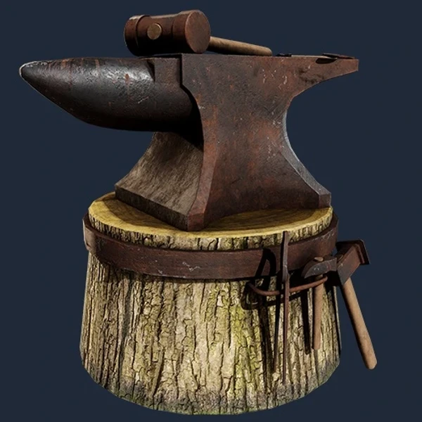 Medieval Blacksmith Anvil – Free Medieval 3D Model