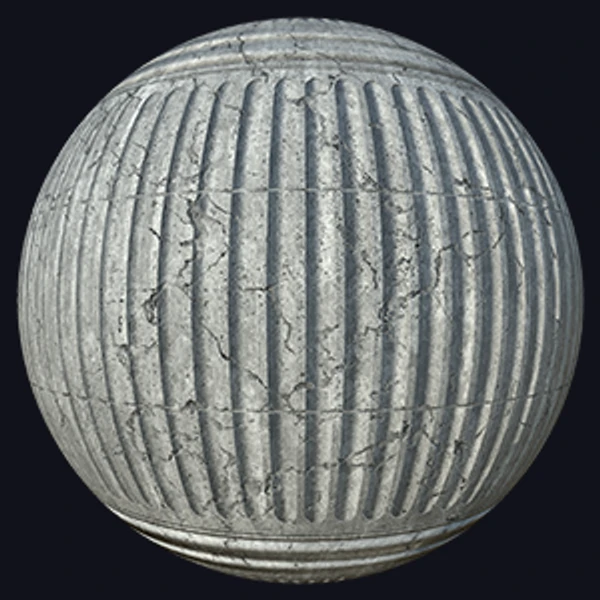 Concrete Texture: Corinthian Columns (Concrete 0014)