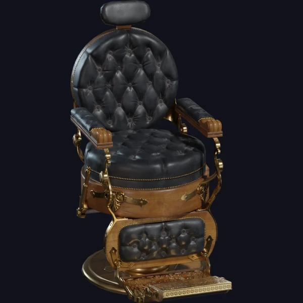 BarberShopChair 01 - 3D Models - 3D model - from Poly Haven