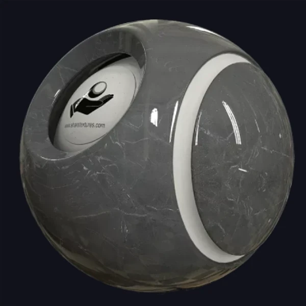 Nacarado Black Marble - Floor - PBR texture - from Share Textures