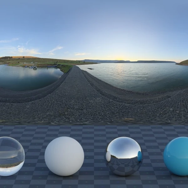 Small Harbor 01 - HDRI map - from Poly Haven