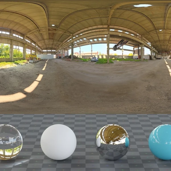 Old Depot - HDRI map - from Poly Haven