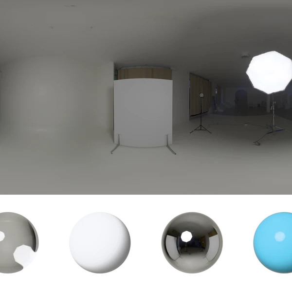 Story Studio 04 - HDRI map - from Poly Haven
