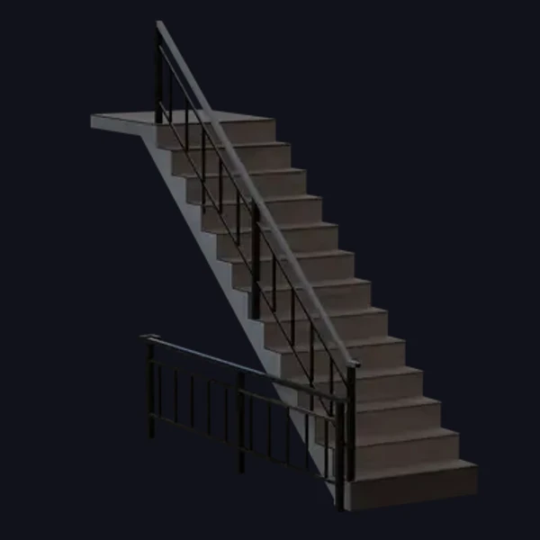 Stairs 4 - 3D Models - 3D model - from Share Textures