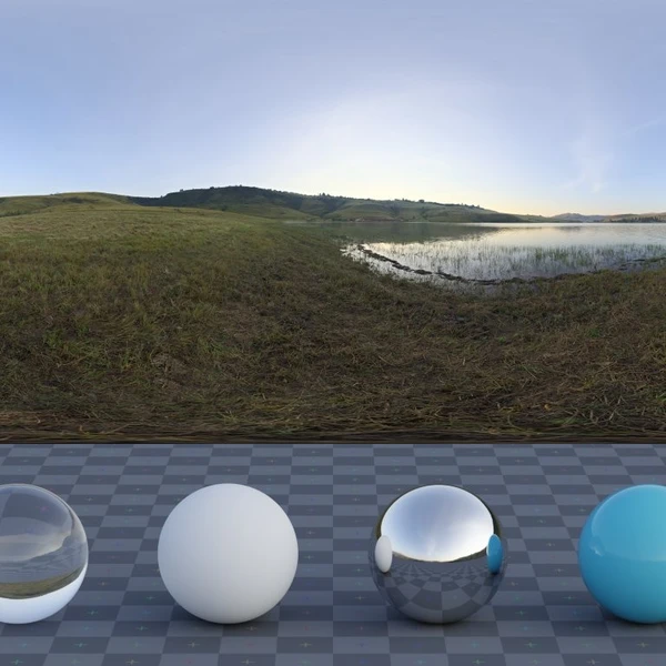 Bell Park Dawn - HDRI map - from Poly Haven