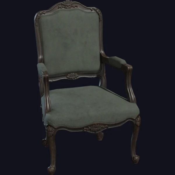 GreenChair 01 - 3D Models - 3D model - from Poly Haven
