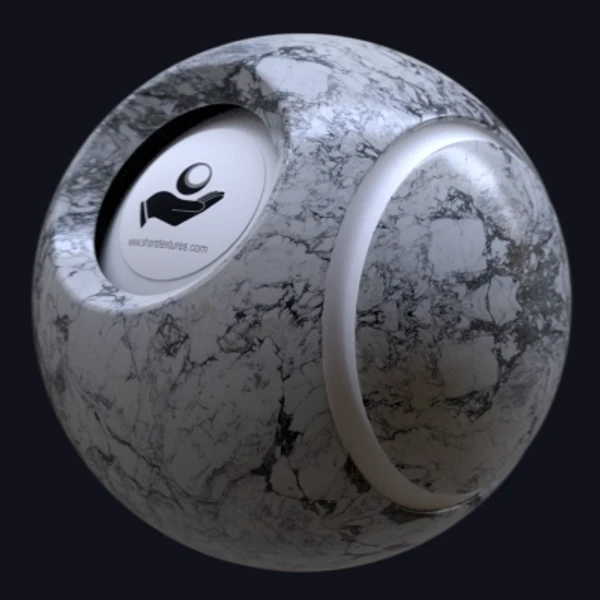 Statuario Marble 5 - Floor - PBR texture - from Share Textures