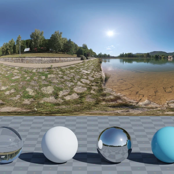 Radkow Lake - HDRI map - from Poly Haven