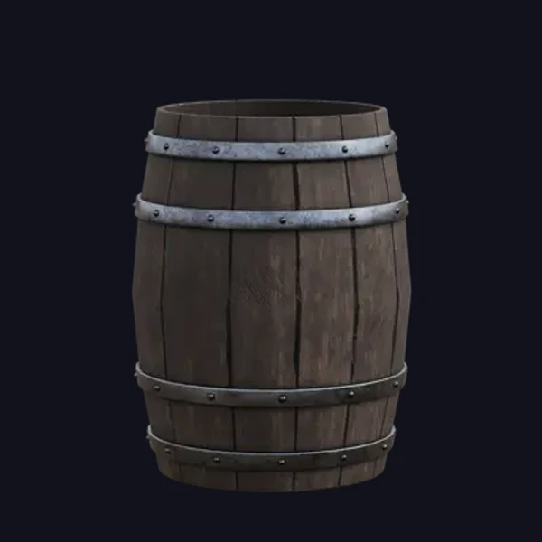 Barrel 1 - 3D Models - 3D model - from Share Textures