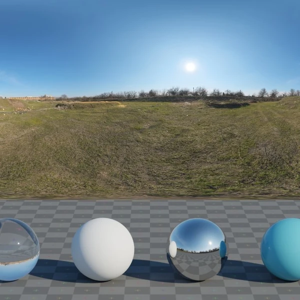 Abandoned Tank Farm 04 - HDRI map - from Poly Haven