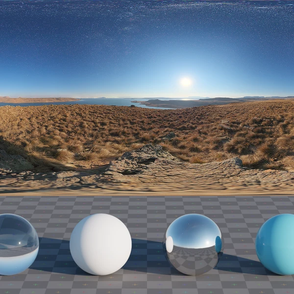 Qwantani Moonrise - HDRI map - from Poly Haven
