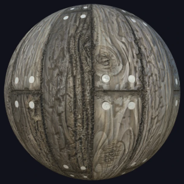 Nailed Wood Plank Texture (Wood 0001)
