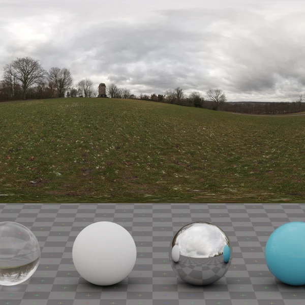 Stuttgart Hillside - HDRI map - from Poly Haven