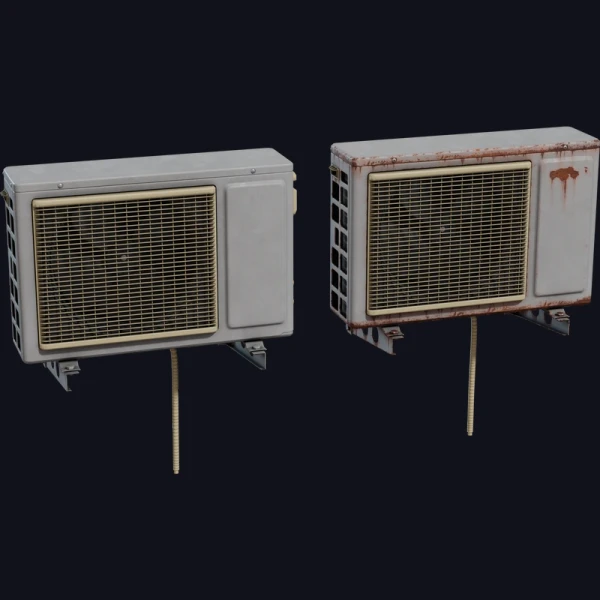 Exterior Aircon Unit - 3D Models - 3D model - from Poly Haven