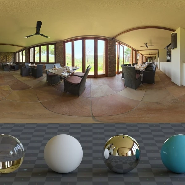 Bush Restaurant - HDRI map - from Poly Haven