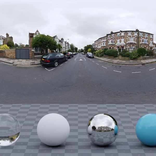 Urban Street 03 - HDRI map - from Poly Haven