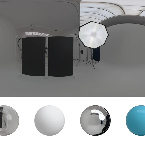 White Studio 05 - HDRI map - from Poly Haven