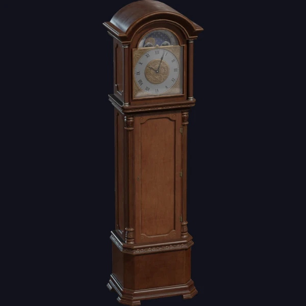 Vintage Grandfather Clock 01 - 3D Models - 3D model - from Poly Haven
