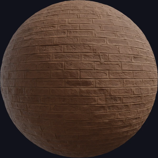 Stenciled Brick Floor - PBR texture - from Poly Haven