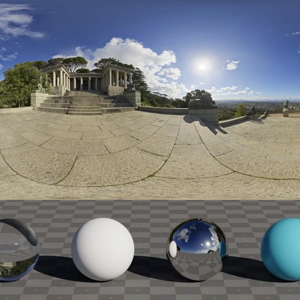 Rhodes Memorial - HDRI map - from Poly Haven