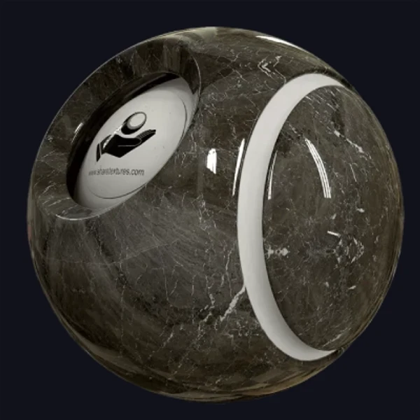 Penta Brown Marble - Floor - PBR texture - from Share Textures