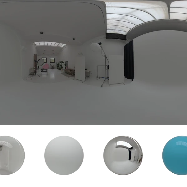 White Studio 06 - HDRI map - from Poly Haven