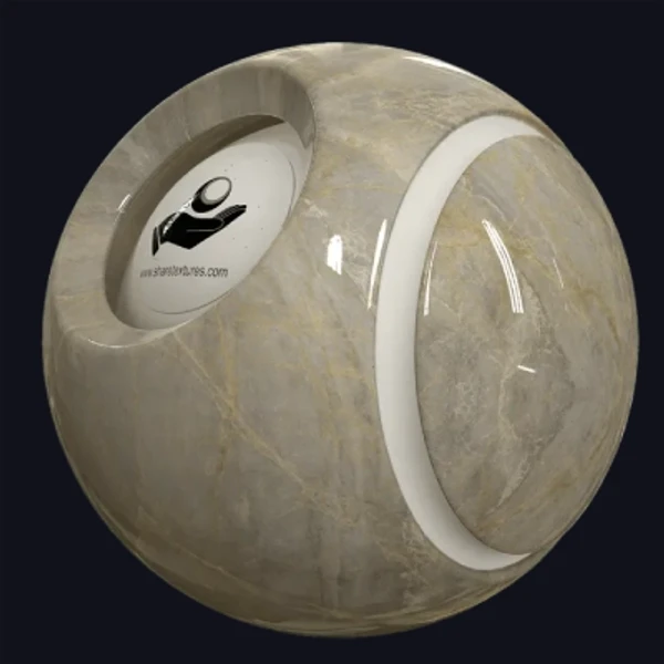 Jaune de Sienne Marble - Floor - PBR texture - from Share Textures