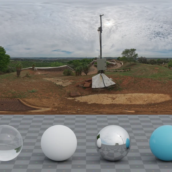 Fort Schanskop Morning - HDRI map - from Poly Haven