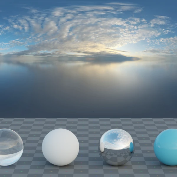 Evening Road 01 Puresky - HDRI map - from Poly Haven