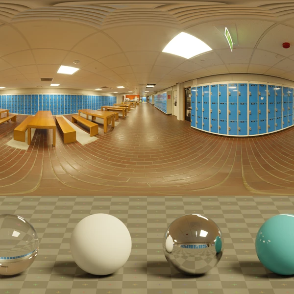 Newman Cafeteria - HDRI map - from Poly Haven
