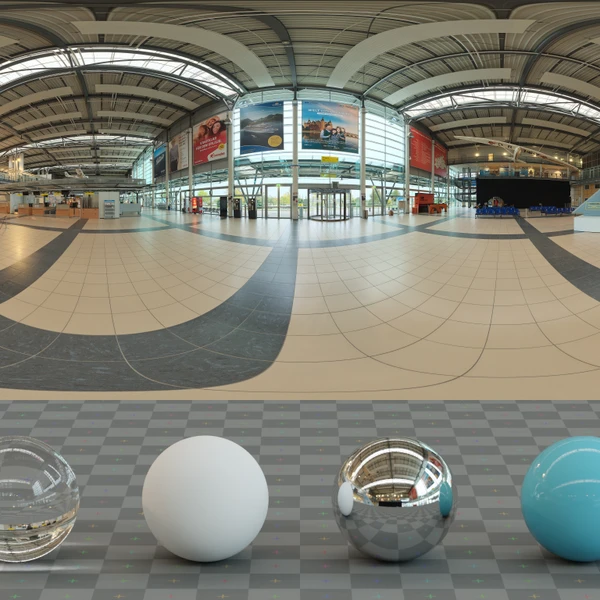 Rostock Laage Airport - HDRI map - from Poly Haven