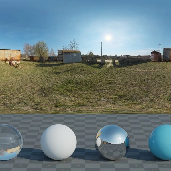 Pump Station - HDRI map - from Poly Haven