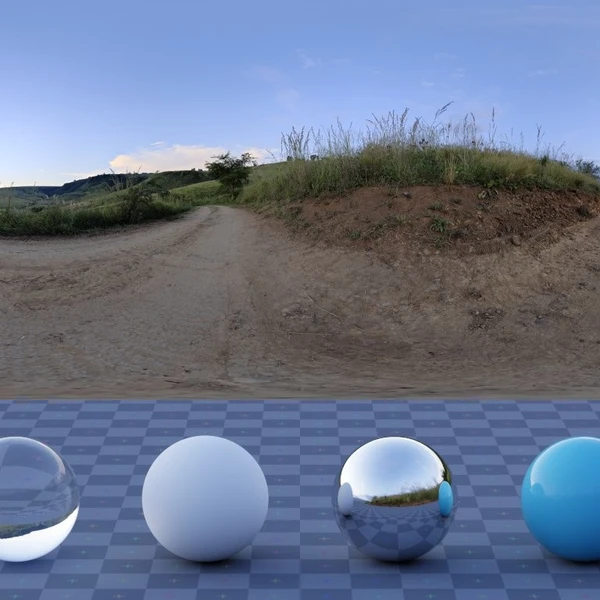 Dam Road - HDRI map - from Poly Haven