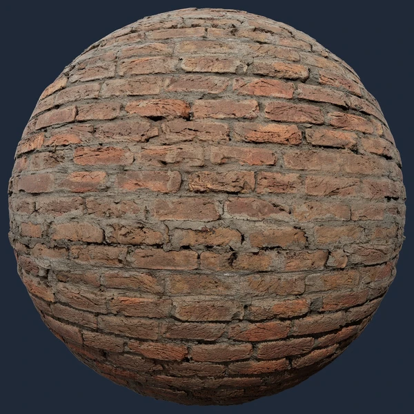 Rustic Aged Brick Wall