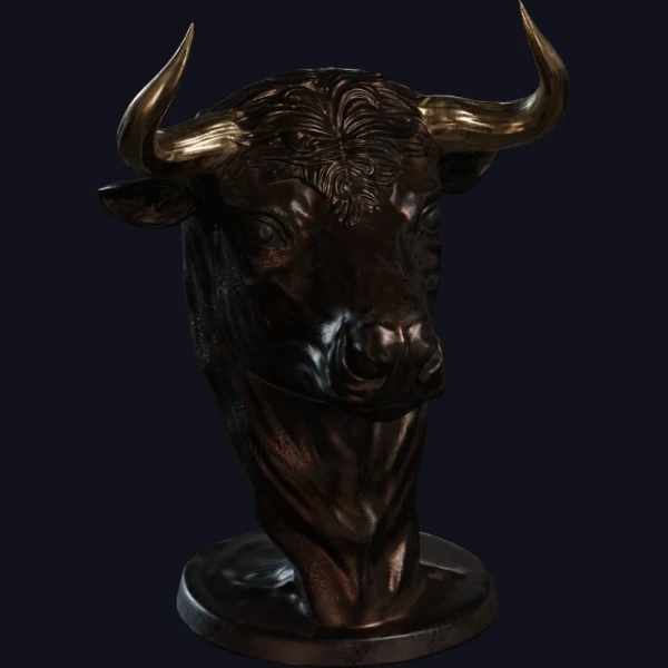 Bull Head - 3D Models - 3D model - from Poly Haven