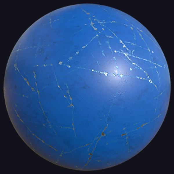 Metal Plate Covered by Scratched Paint Texture (Metal 0015)